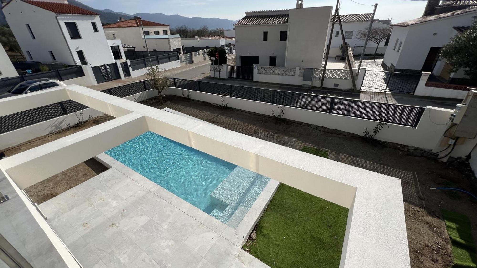 Casa Moderna Roses Con Piscina Y Jardin Mas Bosca, Roses Villa Palau Saverdera Luaran gambar