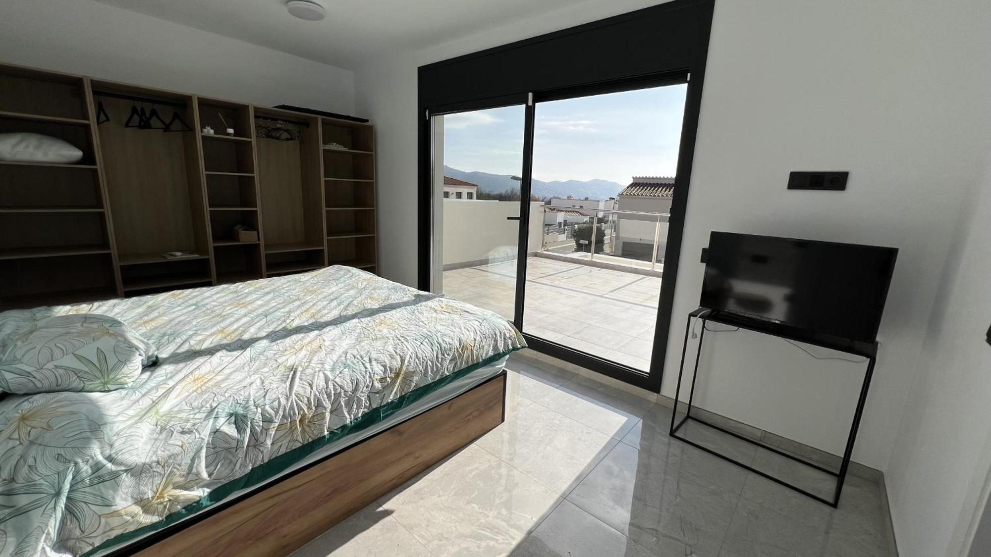 Casa Moderna Roses Con Piscina Y Jardin Mas Bosca, Roses Villa Palau Saverdera Luaran gambar