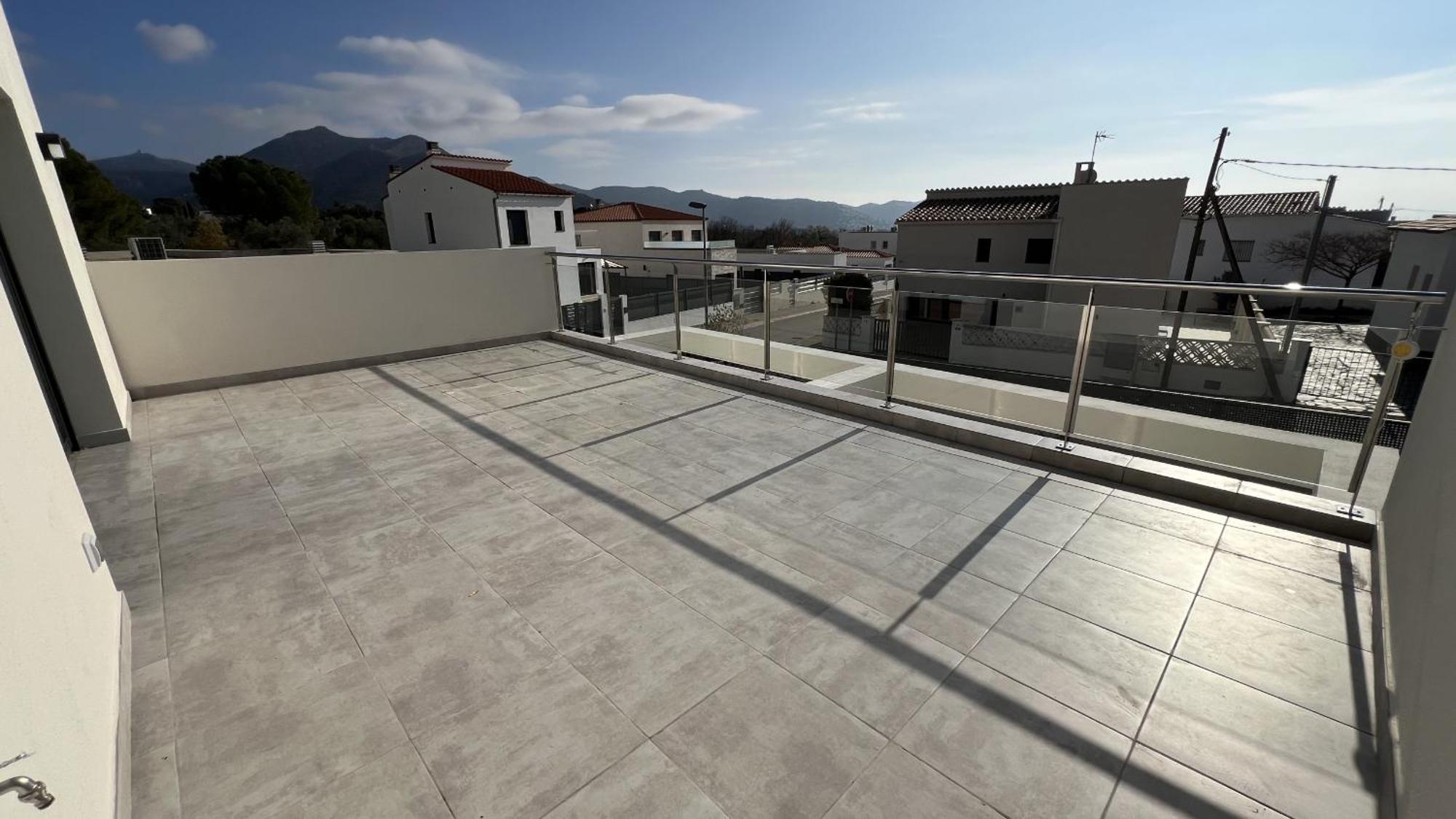 Casa Moderna Roses Con Piscina Y Jardin Mas Bosca, Roses Villa Palau Saverdera Luaran gambar