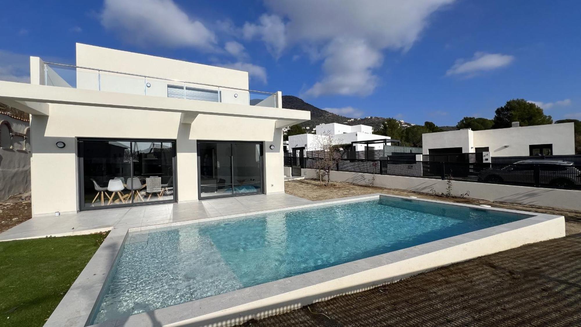 Casa Moderna Roses Con Piscina Y Jardin Mas Bosca, Roses Villa Palau Saverdera Luaran gambar